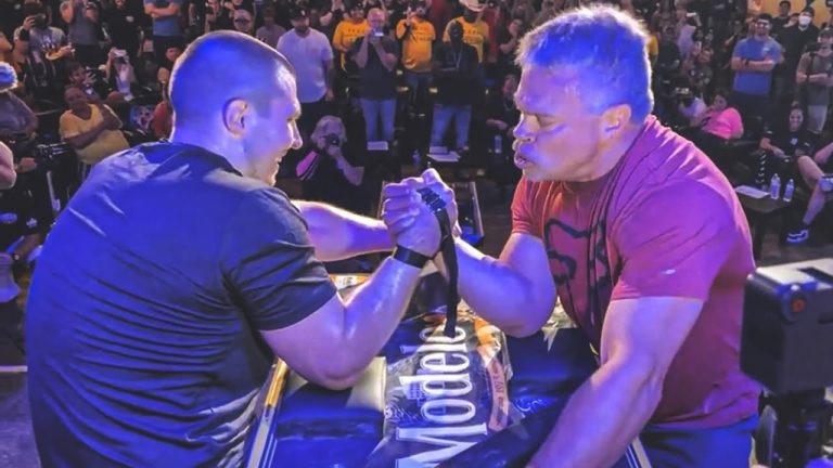 VIDEO: John Brzenk,Travis Bagent, After pull in Arizona • ARMWRESTLING ...